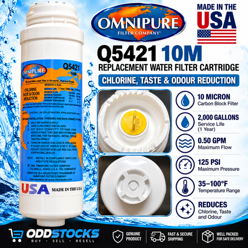 Omnipure Q5420 carbon block water filter cartridge