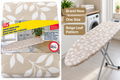 W5 universal ironing board cover beige leaf pattern